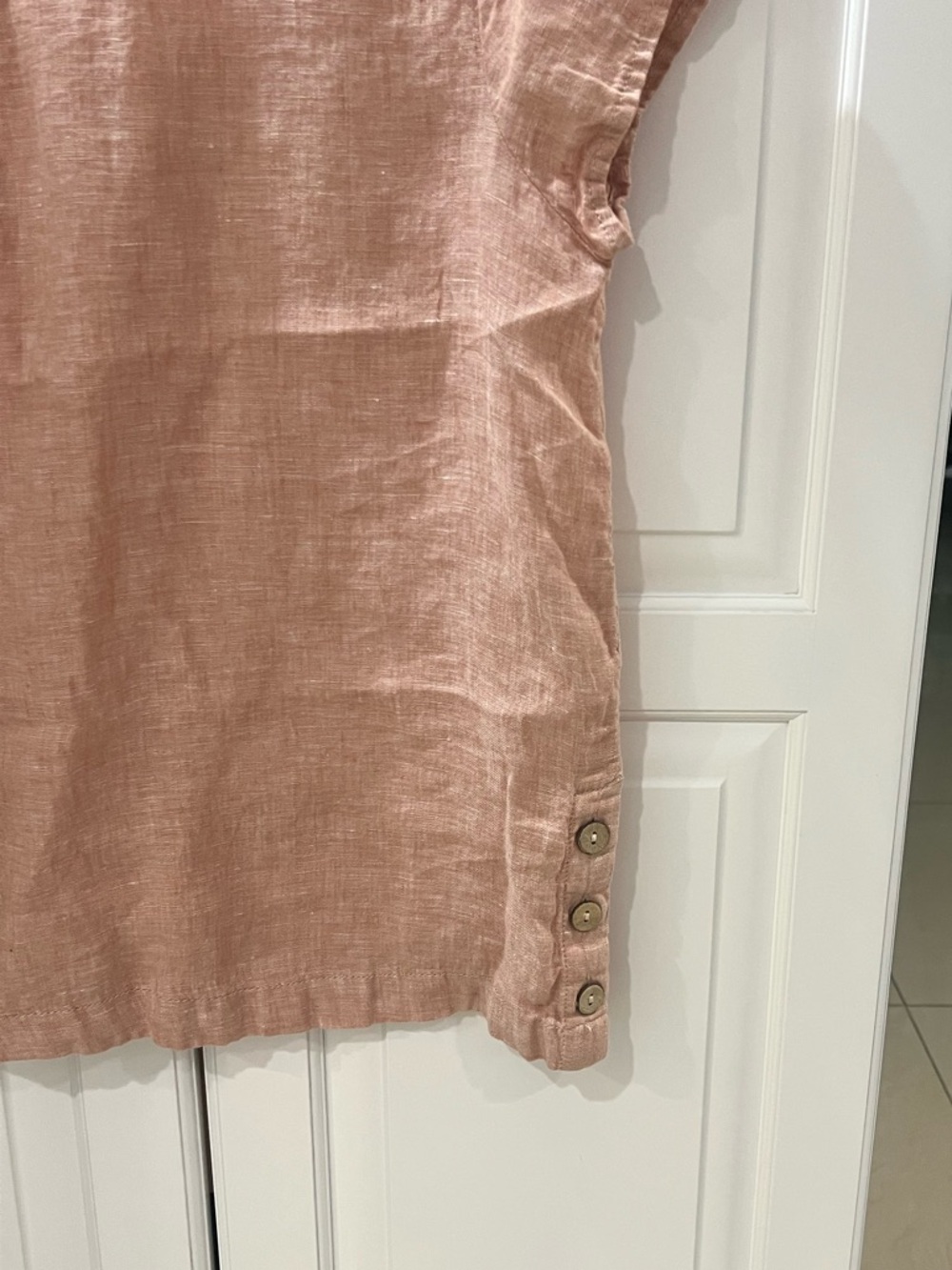 Women’s 100% linen top size medium - Picture 2 of 6